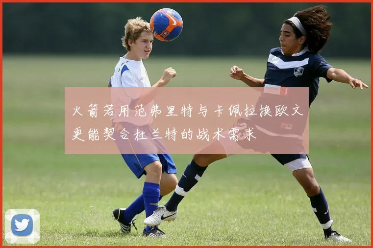 火箭若用范弗里特与卡佩拉换欧文更能契合杜兰特的战术需求